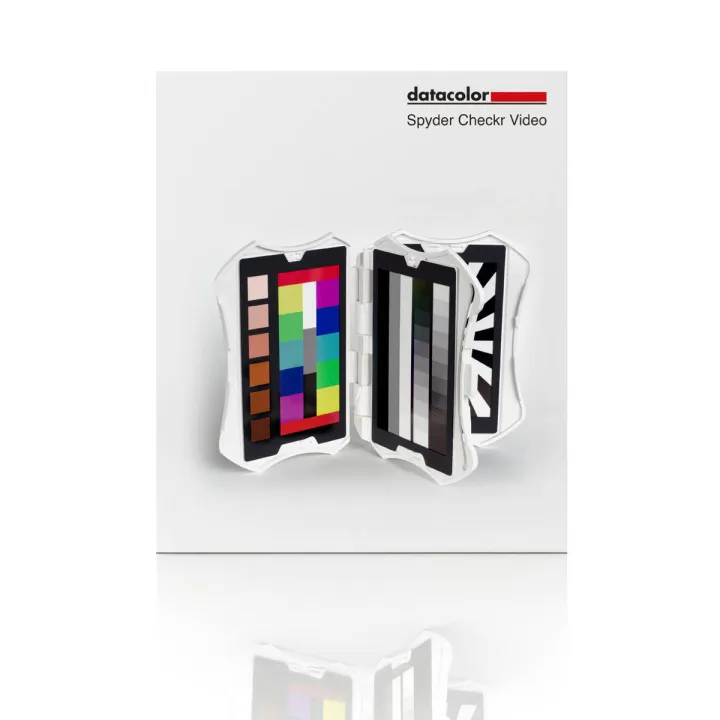 Datacolor Spyder Checkr Video - a color reference chart that works with video vectorscopes, waveform monitors and professional video editing software DaVinci
