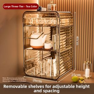 Dustproof and Drying Cup Organizer Rack