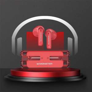 Gadgeta.365.day Monster XKT08 หูฟังบลูทูธไร้สาย 5.3 กันน้ํา สําหรับเล่นเกม IP54 Waterproof HiFI Sound Quality เอชดีโทร