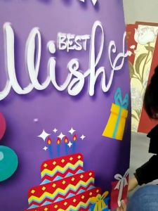 1 PCS 60cm x 160cm (2ft x 5ft) Roll Up Poster X-Shaped Display Stand Floor Standing Windproof Waterproof Exhibition Booth