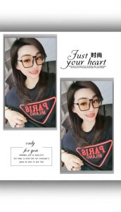 Falubi Fashion Sunglasses Half Frame Kacamata Fashion Oversized