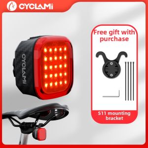 CYCLAMI | Smart Sensing Mountain Bike Tail Light Rear Warning Rechargeable