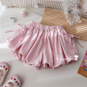 Quần Short Nữ Kiểu Hàn Quốc Có Túi và Nơ