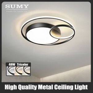 Modern LED Ceiling Lights For Living Room Bedroom Dining Room Dimmable Lamp Indoor Round Ring Light Fixtures