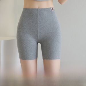 MiiOW | Quần an toàn tam giác Catman cho nữ mùa hè mỏng cotton nguyên chất không co giãn quần đùi cạp cao màu trơn