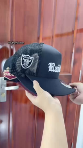 Mũ lưỡi trai phối lưới thêu rai-ders cực đẹp hàng vnxk - nón kết nam phong cách thể thao thời trang