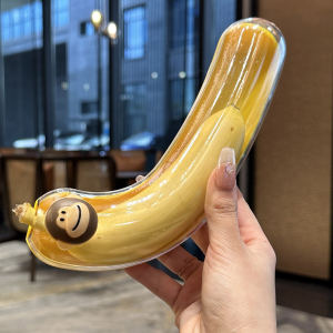 Di Động Chuối Hộp Bảo Quản Ngoài Trời Bảo Quản Hộp Đựng Chống Nén Tiện Lợi Mang Theo Hộp Giữ Tươi