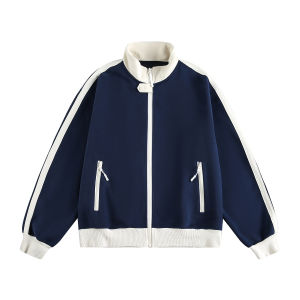 CHANT2nd | Retro Colorblock American Lazy Chic Fall Jacket