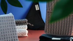 MHW-3BOMBER High Quality Espresso Machine Bar Top Waffle Cloth Towel