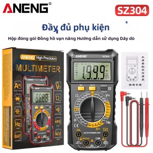 ANENG | Máy Đo Vạn Năng Kỹ Thuật Số ANENG SZ304 2000 Số Đo Đo Điện Áp AC/DC Dòng Điện Dùng Cho Sửa Chữa Mạch Điện Đo Triode Diode Có Chức Năng Báo Âm Giữ Dữ Liệu Tự Động Tắt Nguồn.