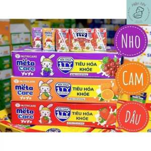 Thùng sữa chua trái cây Metacare Yoyo 48 hộp 110ml