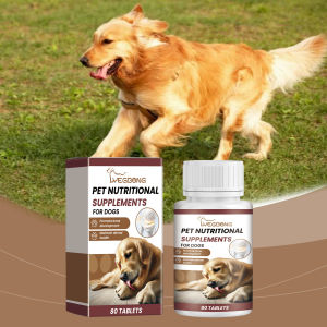 YEGBONG Tablets Pet Dog Chondroitin Large Bone Calcium Strong Bone Healthy Growth Puppies Nutrition Supplement Pet Calcium Tablets Dog Chondroitin Large Bone Calcium Cat Health Nutrition Supplement Calcium Bone Strengthening