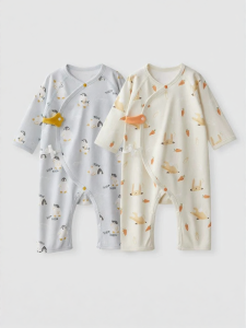 SHI YUE JIE JING | Newborn Baby One-piece Cotton Clothing