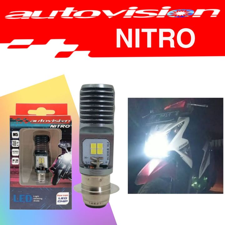 Lampu Depan Motor Led Autovision Nitro Honda Beat F1 (Putih) Bisa Juga ...