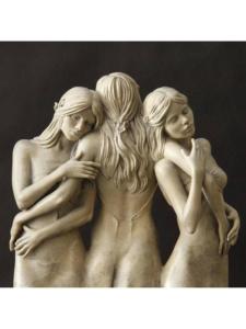 FENGHONGTAO | Three Goddesses Resin Craft Ornaments