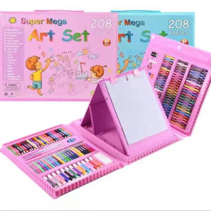 SET isi 150 dan 208 PCS Crayon Set Cat Minyak Pensil Warna Pastel untuk Anak Melukis Mengambar