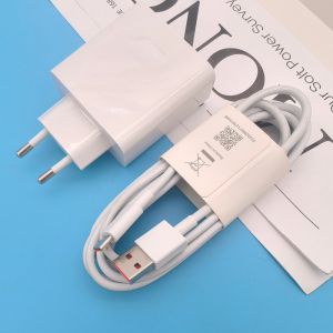 HUAWEI | HUAWEI 100W Charger EU SuperCharge PD/QC 3.0 2 Ports Quick Charge For Nova 15 14 13 12 11 Pura 90 80 Pro &1/1.5/2 M Type C Cable