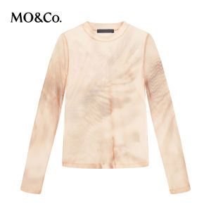 MO&Co. | Artistic Abstract Wing Pattern Stretch Fitting Fashion T-shirt