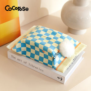 Dopamine Creative Household Minimalist Living Room Car Tissue Bag Desktop Tissue Cover Car Paper Napkin Box