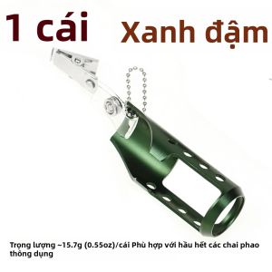 ICERIO Fly Fishing Floatant Giá Đỡ Chai Bằng Hợp Kim Nhôm Nhẹ Clip-On Cho Vest Ba Lô D-Rings & Loop Tool Holder