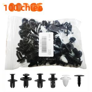 Bộ 100 Kẹp Nhựa Đa Năng Yitong Loại Nhấn Dùng Cho Ô Tô Ốc Vít Giữ Nhựa Bộ Dụng Cụ Sửa Chữa Cản Xe Kích Thước Đa Dạng