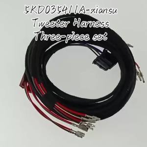 1 Set Car Rear Door Speaker Buzzer Horn & Wiring Harness Plug 5KD035411A 5KD 035 411A For VW Golf MK5 MK6 Jetta