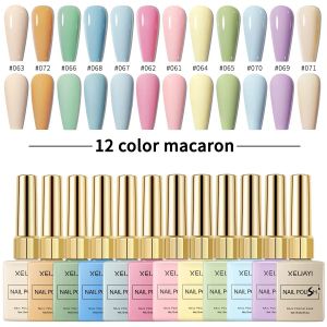 12PC Nail Gel Polish Set DIY Nail Art Design Manicure Products Soak Off UV Gel Long Lasting Manicure Painting Gel Vernis Kits