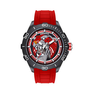 Deesio Mens Automatic Mechanical Watch Carbon Fiber Case Luminous Date Display Water Resistant Fashion Sport Watch Gift for Men