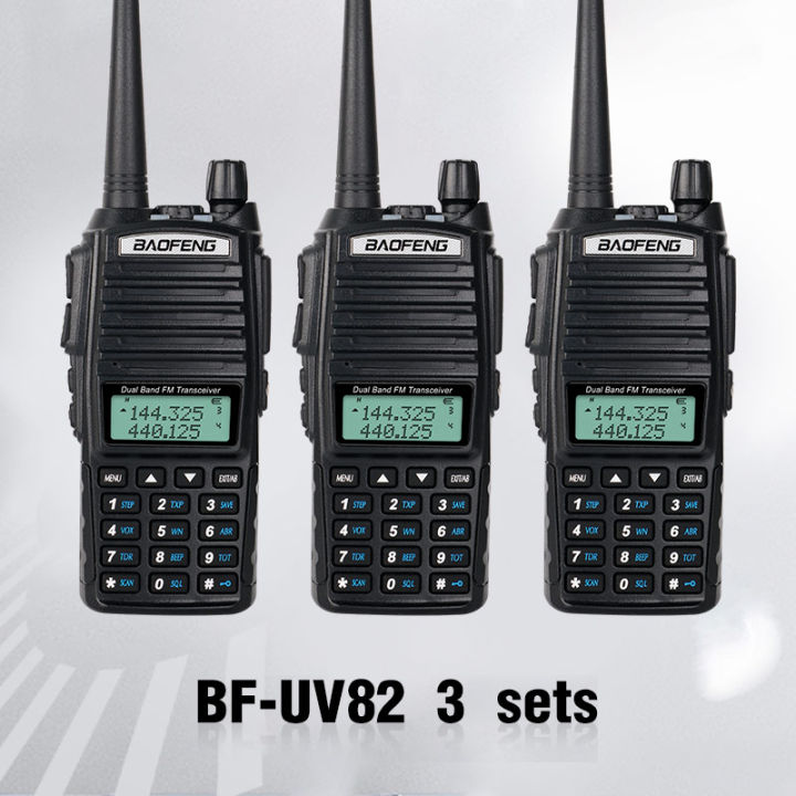 *COD*Baofeng UV82 set Walkie Talkie Portable Two Way Radio UHF ...