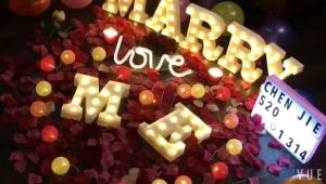 OutingSG® 3D LED Light Alphabet Letter Lights Number Night Light Wedding Birthday Valentines Party Decor Lamp