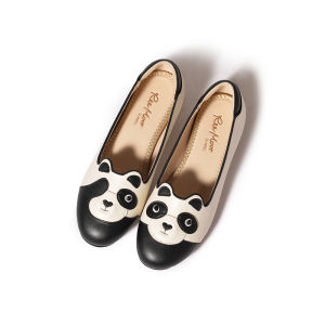 Reemoor | Autumn New Panda Design Comfortable Ballet Soft Sole Shoes for Women
