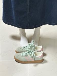 Retro Phong Cách Hàn Quốc Nữ Mùa Hè Trắng Giày Ins Hợp Thời Trang Phù Hợp Với Tất Cả Các Trận Đấu Nhỏ Crowd Giày Sinh Viên Hồng Kông Phong Cách Ban Giày