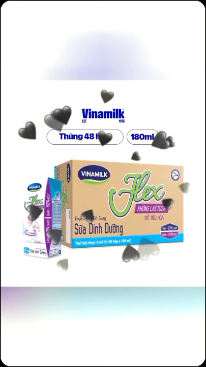 (HSD T9-2026) (Mẫu Mới) Thùng 48 Hộp Sữa Tiệt Trùng Flex Không Lactose ...