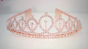 Vương Miện Công Chúa Kèm Dải Băng Dành Cho Phụ Nữ Và Bé Gái Chất Liệu Hợp Kim Dùng Làm Quà Trang Trí Tiệc Sinh Nhật Phù Hợp Với Mọi Lứa Tuổi