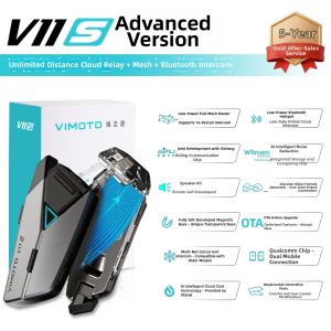 Vimoto | Helmet Compatible Bluetooth Earphones Smart Noise Reduction