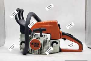 Mesin Gergaji Chainsaw MS-250 HIKA Original Lengkap Bar 20"Inchi Madein Germany