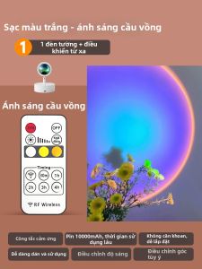 HUOQI | Đèn Trang Trí Tường Không Dây Điều Khiển Từ Xa Pin Dài