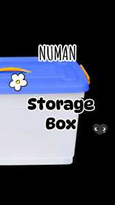 NEW LAUNCH - Numan Storage Box Kotak Penyimpan 90 Liter Tanpa Roda | Storage Box 90 L| Kotak Penyimpanan Serbaguna Kapasitas 90 Liter Tanpa Roda