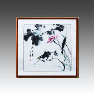 Tranh Chữ Chân Tích Vẽ Tay Nguyên Chất Tranh Trung Quốc Thủy Mặc Tranh Hoa Chim Tranh Thư Họa Tác Phẩm Tranh Phòng Ngủ Nhà Hàng Tranh Đã Trang Hoàng Hình Vuông