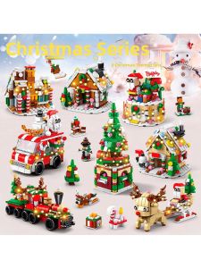 LELE  BROTHER | Educational Building Blocks Toy Christmas Themed