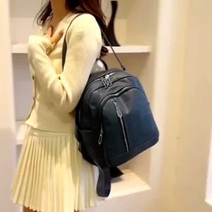 Tya Bag Store - Tas Ransel Wanita Bahan Kulit PU 8349