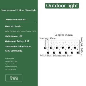 GAOBIGEGE | Outdoor Solar Decorative Ambient Light