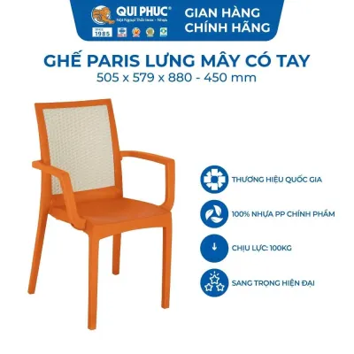 Ghế nhựa Pari Qui Phúc