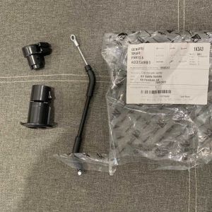 Có mã miễn phí vận chuyển - Full Bộ khoá yên vespa Primavera Sprint 3v LX S chính hãng (Dây cáp + Ống khóa + Hoa khế)