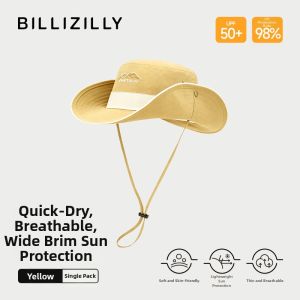 BILLI ZILLY | Face slimming Sun Protection Wide Brim Fishing Hat Red