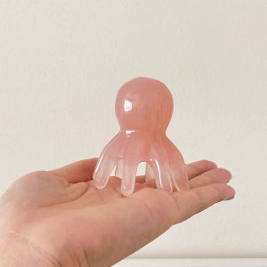 C.B.【มีสินค้าในสต๊อก】หวีนวดทรงปลาหมึก หนังศีรษะ ใบหน้า เครื่องขูดร่างกาย วัสดุเรซิน หวีดูแลความงาม Scalp comb