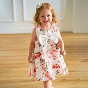 MQATZ Flower Baby Girl Dress 1 Year Birthday Princess Party Christening Gown For Kids Bow Christmas Toddler Newborn Infantil L2193XZ