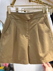 QIAOXIZI | Slimming Loose High-Waist Cotton Shorts