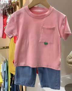 ชุดเซต 2 ชิ้น กางเกงยีนส์เด็ก ผ้าคอตตอนเนื้อดีใส่สบายสุดๆ