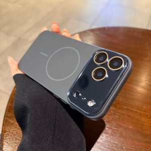CHUANGYIWEI | Magnetic Charging Case Grey Crystal Lens Protective Slim Shatterproof